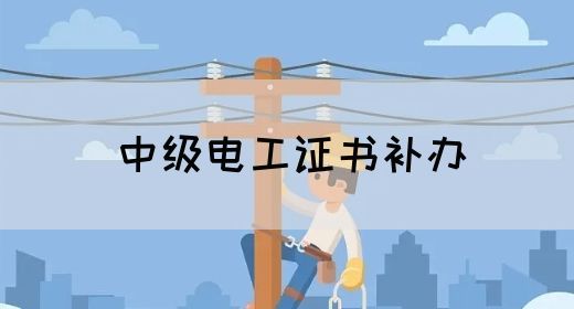 中级电工证书补办(图1)