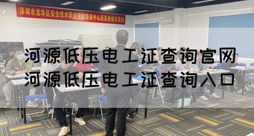 河源低压电工证查询官网（河源低压电工证查询入口）(图1)