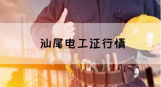 汕尾电工证行情(图1)