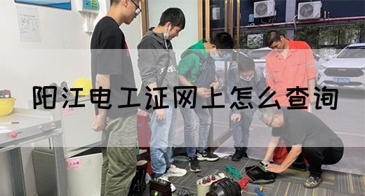 阳江电工证网上怎么查询